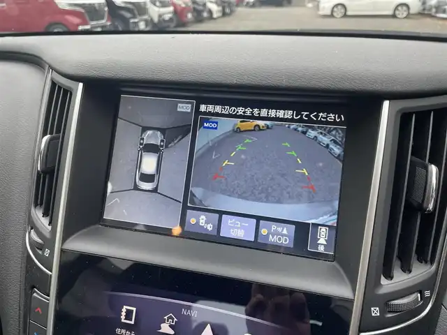 日産 スカイライン 200GT－t タイプP 栃木県 2014(平26)年 9.3万km ダークメタルグレー (株)IDOMが運営する【じしゃロン宇都宮店】の自社ローン専用車両になります。こちらは現金またはオートローンご利用時の価格です。自社ローンご希望の方は別途その旨お申付け下さい/純正ナビ/CD/DVD/TV/BT/HDD/全方位カメラ/ETC/衝突軽減システム/追従クルーズコントロール/オートライト/LEDヘッドライト/LEDフォグランプ/スマートキー/前席パワーシート/前席シートヒーター/BLITZ車高調/純正マット/純正アルミホイール