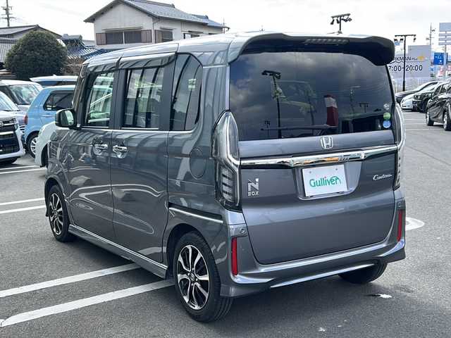 ホンダ Ｎ ＢＯＸ カスタム G L ホンダセンシング 岐阜県 2018(平30)年 3.7万km シャイニンググレーM 社外メモリーナビ/-フルセグテレビ/-Bluetooth接続/-バックカメラ/ETC/ホンダセンシング/片側パワースライドドア/スマートキー