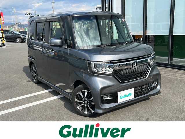 ホンダ Ｎ ＢＯＸ カスタム G L ホンダセンシング 岐阜県 2018(平30)年 3.7万km シャイニンググレーM 社外メモリーナビ/-フルセグテレビ/-Bluetooth接続/-バックカメラ/ETC/ホンダセンシング/片側パワースライドドア/スマートキー