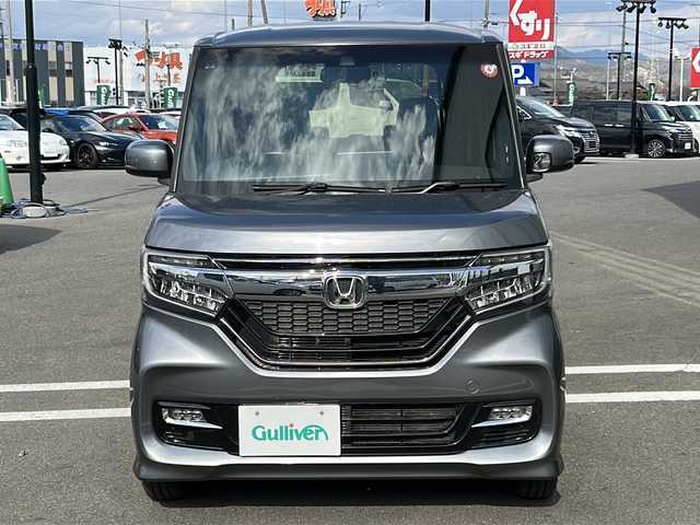 ホンダ Ｎ ＢＯＸ カスタム G L ホンダセンシング 岐阜県 2018(平30)年 3.7万km シャイニンググレーM 社外メモリーナビ/-フルセグテレビ/-Bluetooth接続/-バックカメラ/ETC/ホンダセンシング/片側パワースライドドア/スマートキー