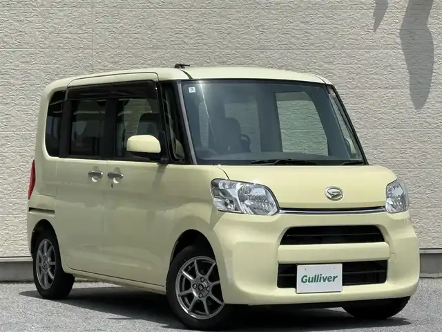 ダイハツ タント X 滋賀県 2014(平26)年 6.8万km コットンアイボリー ワンオーナー/片側パワースライドドア/片側イージークローザー/プッシュスタート/AM/FM/CD