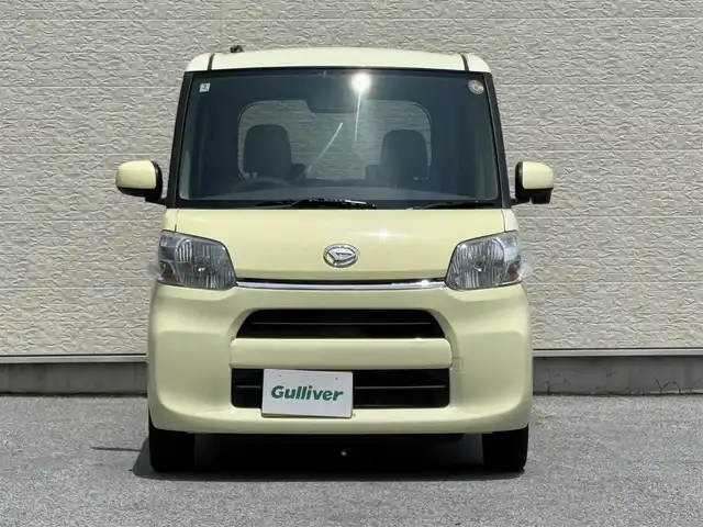 ダイハツ タント X 滋賀県 2014(平26)年 6.8万km コットンアイボリー ワンオーナー/片側パワースライドドア/片側イージークローザー/プッシュスタート/AM/FM/CD