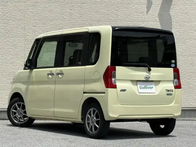 ダイハツ タント X 滋賀県 2014(平26)年 6.8万km コットンアイボリー ワンオーナー/片側パワースライドドア/片側イージークローザー/プッシュスタート/AM/FM/CD