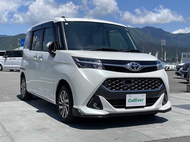 トヨタ タンク カスタムG S 山梨県 2018(平30)年 3.2万km パールホワイトⅢ 純正ナビ/バックモニター /ETC/クル-ズコントロール /両側パワースライド　/アイドリングストップ　/ベンチシート/プッシュスタート/パワーウインドウ/純正フロアマット　/コーナーセンサー　/オートライト/LEDヘッドライト