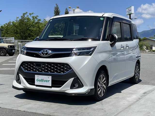 トヨタ タンク カスタムG S 山梨県 2018(平30)年 3.2万km パールホワイトⅢ 純正ナビ/バックモニター /ETC/クル-ズコントロール /両側パワースライド　/アイドリングストップ　/ベンチシート/プッシュスタート/パワーウインドウ/純正フロアマット　/コーナーセンサー　/オートライト/LEDヘッドライト