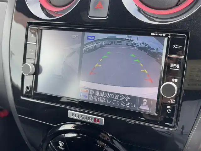 日産 ノート e－パワー ニスモ 徳島県 2018(平30)年 2.9万km ブリリアントホワイトパール 純正ナビ　MM317D-w/(AM.FM.CD.DVD.BT.フルセグ)/全方位カメラ/バックカメラ/ETC/前方ドライブレコーダー/プッシュスタート/スマートキー/インテリジェントエマージェンシーブレーキ/デジタルインナーミラー/純正ドアバイザー/電動格納ミラー/純正フロアマット/オートライト/前後コーナーセンサー/LEDヘッドライト