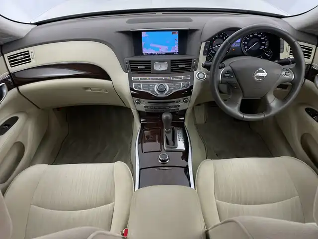 日産 フーガ 250GT Aパッケージ 鹿児島県 2009(平21)年 6.2万km クリスタルホワイトパール 純正ＨＤＤナビゲーション/・バックカメラ/・地デジＴＶ/・ＣＤ/・FM/AMラジオ/クルーズコントロール/パワーシート【運転席】/ビルトインETC/プッシュエンジンスタート/保証書/取扱説明書/スペアキー１本