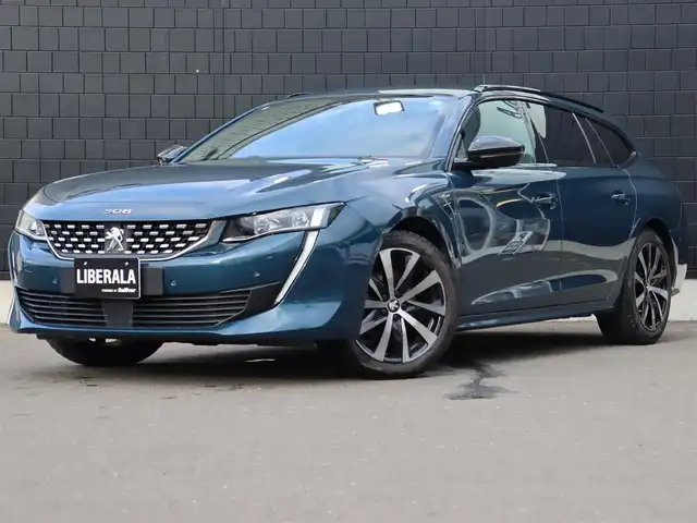 プジョー ５０８ SW GTライン 宮城県 2019(令1)年 6.3万km 紺 純正ナビ【ＢＴ／フルセグＴＶ／ＵＳＢ】/ハーフレザーシート　/ＦＯＣＡＬサウンドシステム　/ワイヤレス充電　/アダプティブクルーズコントロール　/パドルシフト　/パーキングセンサー　/ブラインドスポットモニター　/アンビエントライト　/前席シートヒーター　/前席パワーシート/アクティブセーフティブレーキ/パワーバックドア/インテリジェントハイビーム/純正18インチAW/電動格納ミラー/ルーフレール/レーンキープアシスト/LEDヘッドライト/ETC/禁煙車