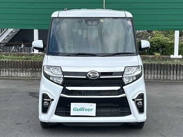 ダイハツ タント カスタム RS スタイルセレクション 茨城県 2022(令4)年 1.6万km シャイニングホワイトパール 社外7インチナビ/Bluetooth/TV/CD/DVD/全周囲カメラ/バックカメラ/サイドカメラ/フロントカメラ/衝突被害軽減システム/横滑り防止装置/盗難防止装置/両側パワースライドドア/ピラーレス/ハーフレザーシート/シートヒーター/運転席ロングスライドシート/LEDヘッドライト/オートライト/オートマチックハイビーム/コーナーセンサー/オートホールド/アイドリングストップ/ETC/プッシュスタート/スマートキー/禁煙車