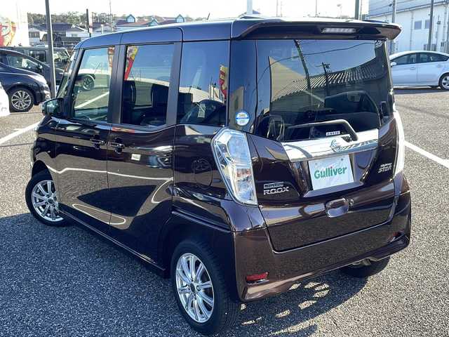 日産 デイズ ルークス ハイウェイスター Gターボ 島根県 2017(平29)年 7万km モカブラウンP 純正ナビ（MM115D-W)/４WD/ターボ/フルセグTV/Bluetooth接続/全方位カメラ/ETC/クルーズコントロール/両側パワースライドドア/アイドリングストップ/オートハイビーム/スペアキー/純正アルミホイール積み込み