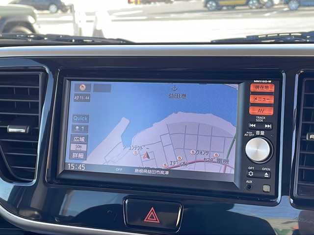 日産 デイズ ルークス ハイウェイスター Gターボ 島根県 2017(平29)年 7万km モカブラウンP 純正ナビ（MM115D-W)/４WD/ターボ/フルセグTV/Bluetooth接続/全方位カメラ/ETC/クルーズコントロール/両側パワースライドドア/アイドリングストップ/オートハイビーム/スペアキー/純正アルミホイール積み込み