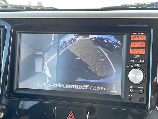 日産 デイズ ルークス ハイウェイスター Gターボ 島根県 2017(平29)年 7万km モカブラウンP 純正ナビ（MM115D-W)/４WD/ターボ/フルセグTV/Bluetooth接続/全方位カメラ/ETC/クルーズコントロール/両側パワースライドドア/アイドリングストップ/オートハイビーム/スペアキー/純正アルミホイール積み込み