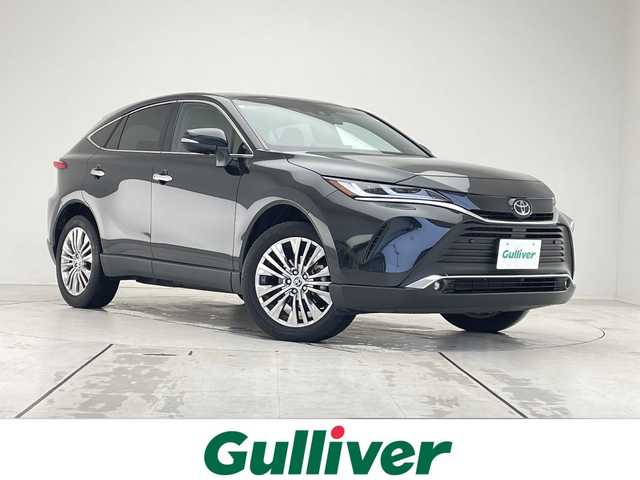 トヨタ ハリアー Z 愛知県 2023(令5)年 2万km プレシャスブラックパール トヨタセーフティセンス/純正12.3型ディスプレイオーディオナビ/プレミアムサウンドＪＢＬ/調光パノラマルーフ/ハーフレザーシート/レーダークルーズコントロール/フルセグ/Bluetooth/バックカメラ/電動リアゲート/パワーシート/ヘッドアップディスプレイ/純正アルミホイール/ETC2.0/ブラインドスポットモニター/LEDヘッドライト/インテリジェントミラー/レーンキープアシスト/オートマチックハイビーム/ドライブレコーダー/ステアリングスイッチ/スマートキー/プッシュスタート