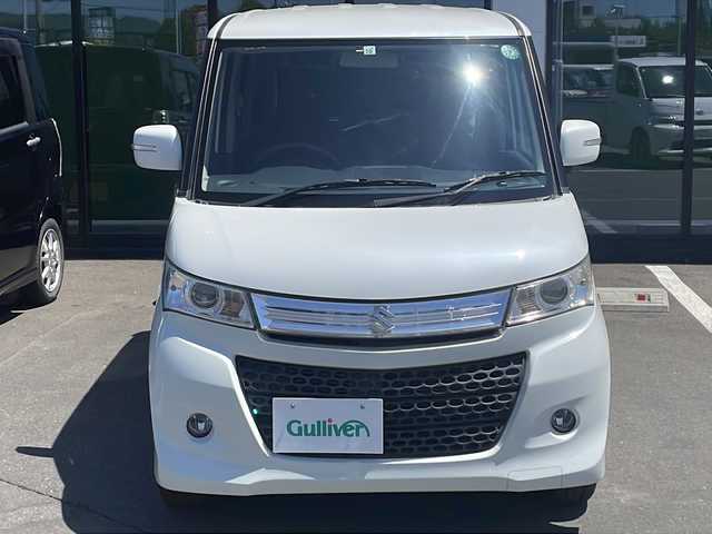 スズキ パレット ＳＷ XS 道東・釧路十勝 2010(平22)年 6.9万km パールホワイト ・４WD/・社外ナビ（CD DVD AM FM）/・片側パワースライドドア/・エンジンスターター/・シートヒーター/・HIDヘッドライト/・ETC/・オートライト/・オートエアコン/・フォグランプ/・ドアミラーウインカー/・ドアバイザー/・ベンチシート/・純正１４インチアルミホイール
