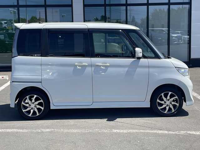 スズキ パレット ＳＷ XS 道東・釧路十勝 2010(平22)年 6.9万km パールホワイト ・４WD/・社外ナビ（CD DVD AM FM）/・片側パワースライドドア/・エンジンスターター/・シートヒーター/・HIDヘッドライト/・ETC/・オートライト/・オートエアコン/・フォグランプ/・ドアミラーウインカー/・ドアバイザー/・ベンチシート/・純正１４インチアルミホイール