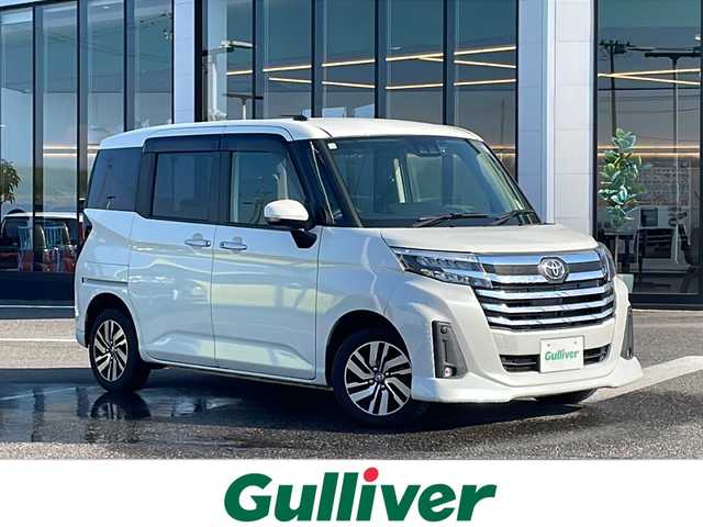 トヨタ ルーミー カスタムG 新潟県 2020(令2)年 6.8万km パールホワイトⅢ 純正メモリナビ/（BT/FM/AM/フルセグTV）/バックカメラ/ステアリングスイッチ/両側パワースライドドア/前後ドライブレコーダー/電格ミラー/ドアバイザー/ウィンカーミラー/サンシェード/前後コーナーセンサー/ビルトインETC2.0