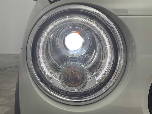 スズキ ラパン ＬＣ X 群馬県 2023(令5)年 1.3万km ソフトベージュメタリック 衝突被害軽減ブレーキ　社外７インチディスプレイオーディオ　バックカメラ　ＬＥＤライト　ハーフレザーシート　シートヒーター　純正１４インチＡＷ　ステアリングリモコン　スマートキー　プッシュスタート　禁煙