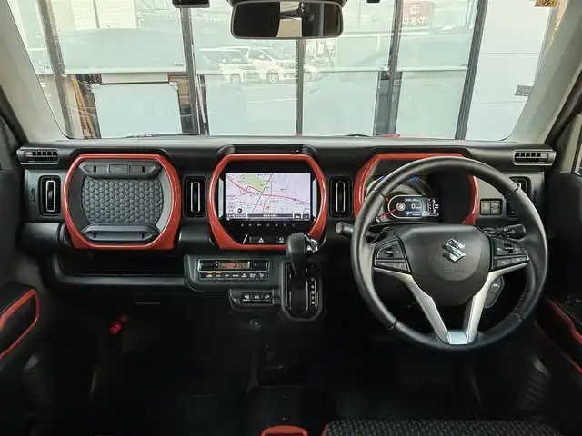 スズキ ハスラー HYBRID X ターボ 宮城県 2020(令2)年 3.3万km バーミリオンオレンジ/ガンメタリック2トーン 登録時走行距離32659km/純正ナビ/ワンセグＴＶ/ＣＤ／Ｂｌｕｅｔｏｏｔｈ/プッシュスタート/追従クルーズコントロール/全方位カメラ/ドライブレコーダー/純正フロアマット/シートヒーター/純正アルミホイール/レーンキープ/衝突軽減ブレーキ/オートライト/ＬＥＤライト