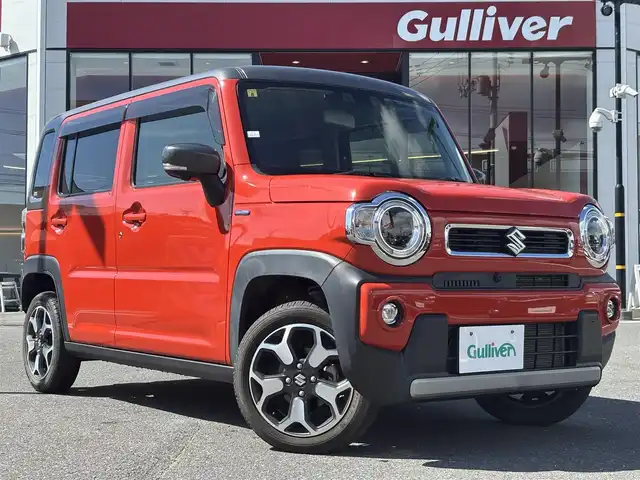 スズキ ハスラー HYBRID X ターボ 宮城県 2020(令2)年 3.3万km バーミリオンオレンジ/ガンメタリック2トーン 登録時走行距離32659km/純正ナビ/ワンセグＴＶ/ＣＤ／Ｂｌｕｅｔｏｏｔｈ/プッシュスタート/追従クルーズコントロール/全方位カメラ/ドライブレコーダー/純正フロアマット/シートヒーター/純正アルミホイール/レーンキープ/衝突軽減ブレーキ/オートライト/ＬＥＤライト