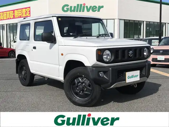 スズキ ジムニー XG 鳥取県 2020(令2)年 3.5万km スペリアホワイト ワンオーナー/４・W・D/ターボ車/5速MT/横滑り防止装置/ヒルディセントコントロール/トランスファーレバー/純正16インチアルミホイール/背面タイヤ/サイドアンダーミラー付きドアミラー/フォグライト/スペアキー