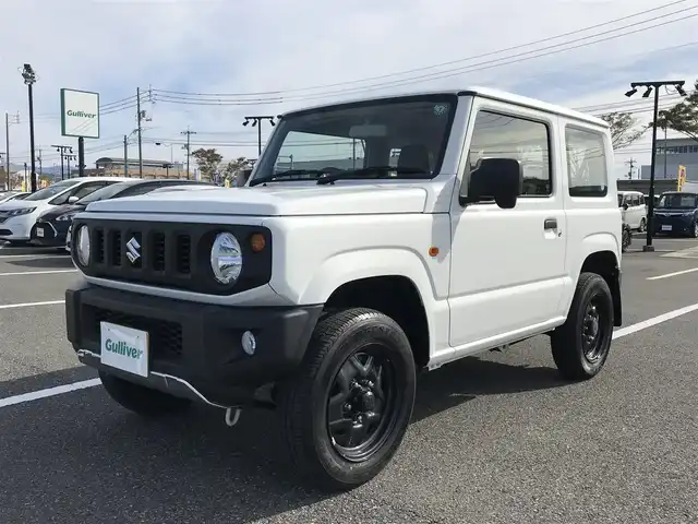 スズキ ジムニー XG 鳥取県 2020(令2)年 3.5万km スペリアホワイト ワンオーナー/４・W・D/ターボ車/5速MT/横滑り防止装置/ヒルディセントコントロール/トランスファーレバー/純正16インチアルミホイール/背面タイヤ/サイドアンダーミラー付きドアミラー/フォグライト/スペアキー