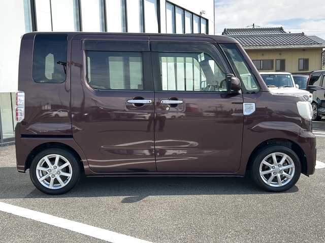 ダイハツ ウェイク L SA Ⅱ 岐阜県 2017(平29)年 5.7万km プラムブラウンクリスタルマイカ 登録時走行距離56803km/社外７型ＳＤナビ　/ドライブレコーダー　/衝突軽減システム　/盗難防止装置　/横滑り防止装置　/アイドリングストップ　/コーナーセンサー　/オートライト　/フォグランプ/両側パワースライド　/プッシュスタート　/スマートキー/純正14インチアルミホイール/純正フロアマット/ドアバイザー/Wエアバッグ