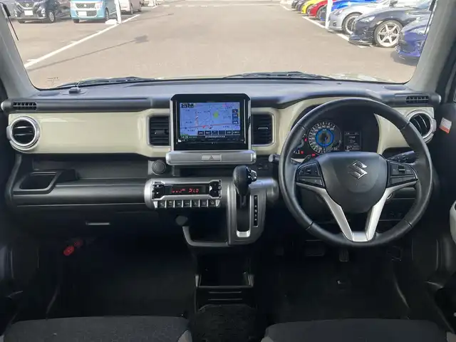 スズキ クロスビー HYBRID MZ 栃木県 2018(平30)年 8.9万km キャラバンアイボリーパールメタリック/ホワイト 2トーンルーフ デュアルセンサーブレーキサポート/社外8インチメモリナビ/フルセグTV/DVD/Bluetooth/バックカメラ/ETC/クルーズコントロール/ステアリングリモコン/シートヒーター/LEDヘッドライト/LEDフォグランプ/スマートキー×2/アイドリングストップ/コーナーセンサー/パドルシフト/純正16インチAW/取説