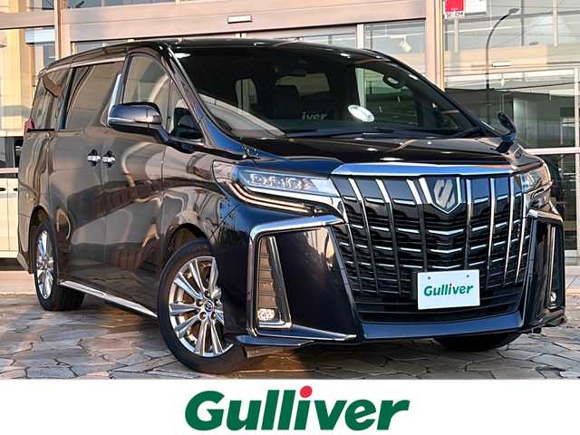トヨタ アルファード S タイプゴールド 静岡県 2020(令2)年 6万km スパークリングブラックパールクリスタルシャイン 純正ナビ/・AM/FM/・USB/・Bluetooth/・Miracast/・フルセグTV/主要装備/・バックカメラ/・後席フリップダウンモニター/・ビルトインＥＴＣ/・オートハイビーム/・電動パーキング/・ＭＴモード付ＡＴ/・レーダークルーズコントロール/・100V100W電源/・パワーバックドア/・車線逸脱警報/・コーナーセンサー/・プリクラッシュセーフティ/・リアオートエアコン/・2列目オットマン