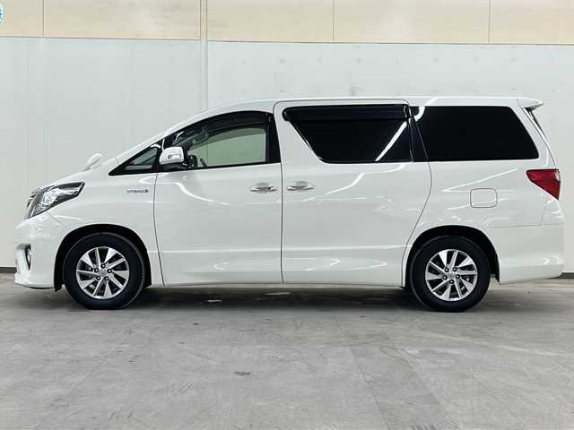 トヨタ アルファードハイブリット SR Cパッケージ 道央・札幌 2013(平25)年 5.8万km ゴールドパールクリスタルシャイン /4WD//純正メモリナビ//純正ワンセグテレビ//バックカメラ//フリップダウンモニター//クルーズコントロール//サンルーフ//ドアバイザー//プッシュスタート//両側パワースライドドア//パワーバックドア//ETC//フォグランプ//nanoe