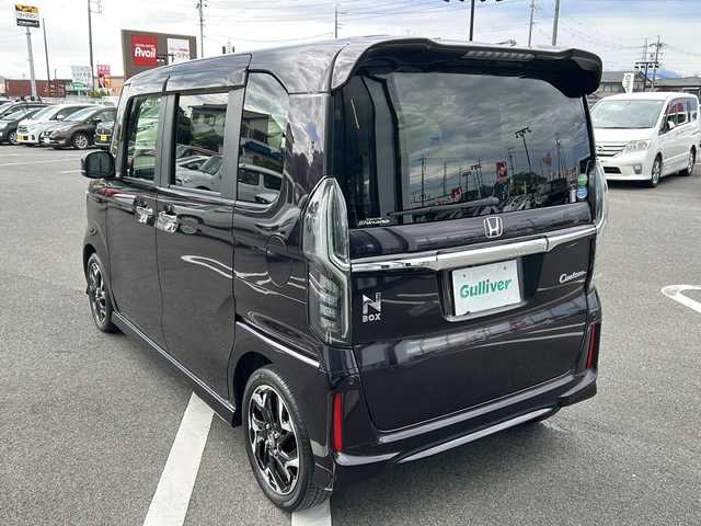 ホンダ Ｎ ＢＯＸ カスタム G L ターボ ホンダセンシング 岐阜県 2020(令2)年 2.7万km プレミアムベルベットパープル・パール 登録時走行距離：26713km/純正SDナビ/バックカメラ/フルセグテレビ・Bluetooth・CD・DVD/ETC/両側パワースライドドア/ハーフレザーシート/前席シートヒーター/ホンダセンシング/コーナーセンサー/レーンキープアシスト/カーテンエアバック/LEDヘッドライト/オートライト/純正15インチアルミホイール/純正フロアマット/ドアバイザー/プッシュスタート/スマートキー