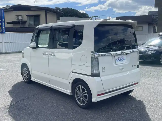 ホンダ Ｎ ＢＯＸ カスタム G Lパッケージ 山形県 2015(平27)年 9.6万km プレミアムホワイトパールⅡ (株)IDOMが運営する【じしゃロン山形店】の自社ローン専用車両になります。/こちらは現金またはオートローンご利用時の価格です。/自社ローンご希望の方は別途その旨お申付け下さい。/Gathersナビ/【ワンセグ/CD/FM/AM/Bluetooth】/片側パワースライドドア/バックカメラ/ステアリングスイッチ/AUTOミラー/ウィンカーミラー/フォグランプ/後席サンシェード/背面テーブル/スマートキー/プッシュスタート/ディスチャージヘッドライト