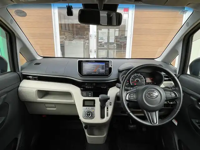 ダイハツ ムーヴ X リミテッドⅡ SAⅢ 宮崎県 2021(令3)年 1.2万km レーザーブルークリスタルシャイン 純正ナビ/(CD/DVD/BT/SD)/フルセグTV/バックカメラ/ETC/衝突軽減ブレーキ/前方ドライブレコーダー/シートヒーター/オートライト/オートハイビーム/ステアリングリモコン/スマートキー/ドアバイザー/純正フロアマット/純正アルミ14インチ/ステアリングスイッチ