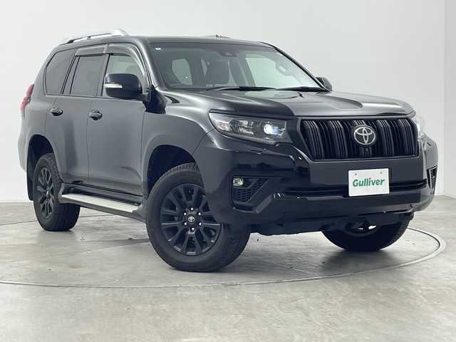 トヨタ ランドクルーザー プラド TX Lパッケージ マットブラED 群馬県 2023(令5)年 1.8万km ブラック サンルーフ　ルーフレール　純正9型ナビ　全周囲カメラ　純正ビルトインETC2.0 レザーシート　シートヒーター　エアーシート　パワーシート　ウッドコンビハンドル　アイドリングストップ　禁煙車