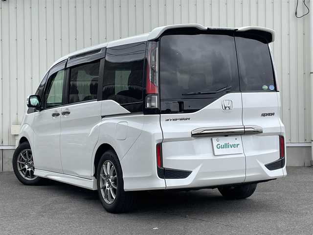 ホンダ ステップワゴン スパーダクールスピリット アドバンスパッケージβ 山形県 2016(平28)年 11.8万km ホワイトオーキッドパール 衝突軽減ブレーキ/両側パワースライドドア/メモリナビ/　【CD DVD SD USB BT】/フルセグTV/フリップダウンモニター/ETC/ステアリングスイッチ/レーダークルーズコントロール/パドルシフト/ハーフレザーシート/シートヒーター/アイドリングストップ/横滑り防止装置/LEDライト/フォグランプ/ウィンカーミラー/純正フロアマット