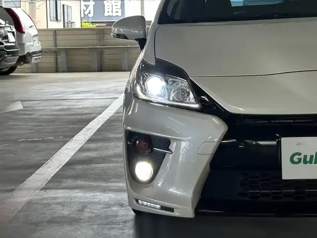 トヨタ プリウス S ツーリングセレ G’s 静岡県 2012(平24)年 7.8万km ホワイトパールクリスタルシャイン アルパイン9インチナビ/バックカメラ/革巻きステアリング/スマートキー/ウィンカーミラー/純正ドアバイザー/フルセグ/CD/DVD/前方ドラレコ/ステアリングスイッチ/プッシュスタート/G’s18AW/トノカバー/Bluetooth/ビルトインETC/オートライト/キセノンヘッド/フォグランプ/純正フロアマット