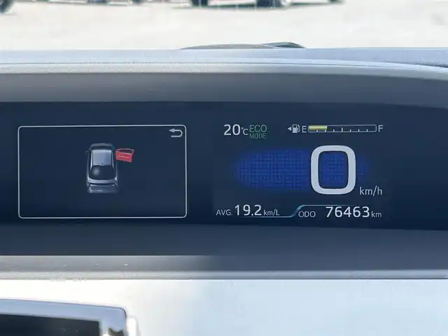 トヨタ プリウス S 福島県 2016(平28)年 7.7万km グレーメタリック ワンオーナー/トヨタセーフティセンス/純正SDナビ/　【フルセグ/CD/DVD/BT/AUX/SD】/バックカメラ/ステアリングリモコン/レーダークルーズコントロール/ビルトインETC/純正ドアバイザー/純正フロアマット/LEDヘッドライト（AUTO機能付き）/　・フォグランプ/オートマチックハイビーム/横滑り防止機能/レーンキープアシスト/アイドリングストップ