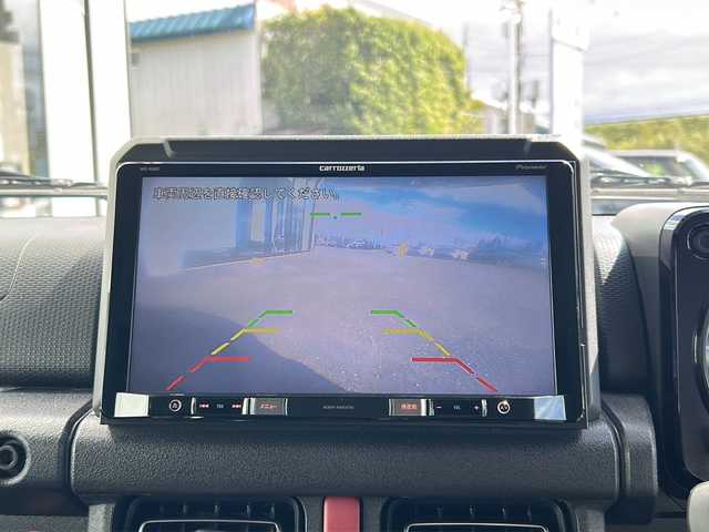 スズキ ジムニー XC 山形県 2019(平31)年 2.4万km ブリスクブルーM デュアルセンサーブレーキサポート/４WD/社外SDナビ/（AM/FM/TV/BT/IPOD/CD/DVD)/バックカメラ/クルーズコントロール/レーンキープアシスト/DN席シートヒーター/ステアリングスイッチ/ドアバイザー/インチアップ/社外マフラー/社外足回り/電動格納ウインカーミラー/フォグランプ/保証書/取扱説明書/スマートキー×２