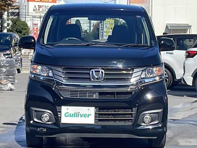 ホンダ Ｎ ＷＧＮ カスタム G Lパッケージ 長野県 2016(平28)年 4.7万km スマートブラック 禁煙車/4WD/社外ナビ/CD/DVD/フルセグTV/バックカメラ/アイドリングストップ/クルーズコントロール/前席シートヒーター/純正AW14インチ/USB入力端子/ETC/横滑り防止装置/盗難防止装置/純正フロアマット/プッシュスタート/スマートキー/スペアキー/ドアバイザー/HIDヘッドライト