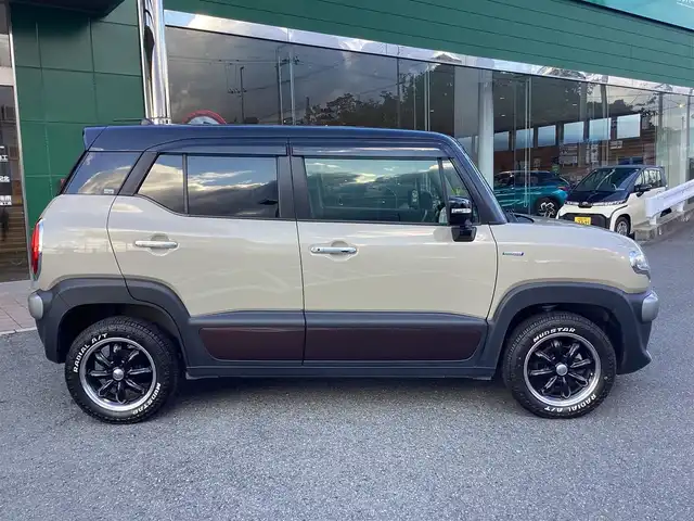 スズキ クロスビー HYBRID MZ 奈良県 2021(令3)年 2.2万km キャバンアイボリーパールメタリック ワンオーナー車/純正メモリーナビ(フルセグ・DVD・BT)/全方位モニター/クルーズコントロール/パドルシフト/プッシュスタート/スマートキー2個/シートヒーター/ビルトインETC/前後ドライブレコーダー/社外１５インチアルミ/フロアマット/ドアバイザー