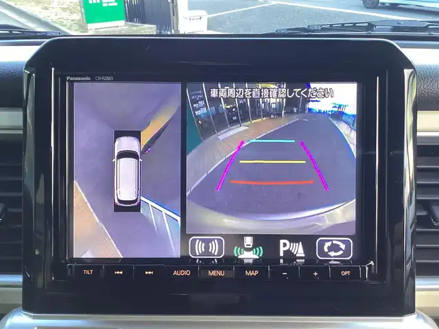 スズキ クロスビー HYBRID MZ 奈良県 2021(令3)年 2.2万km キャバンアイボリーパールメタリック ワンオーナー車/純正メモリーナビ(フルセグ・DVD・BT)/全方位モニター/クルーズコントロール/パドルシフト/プッシュスタート/スマートキー2個/シートヒーター/ビルトインETC/前後ドライブレコーダー/社外１５インチアルミ/フロアマット/ドアバイザー