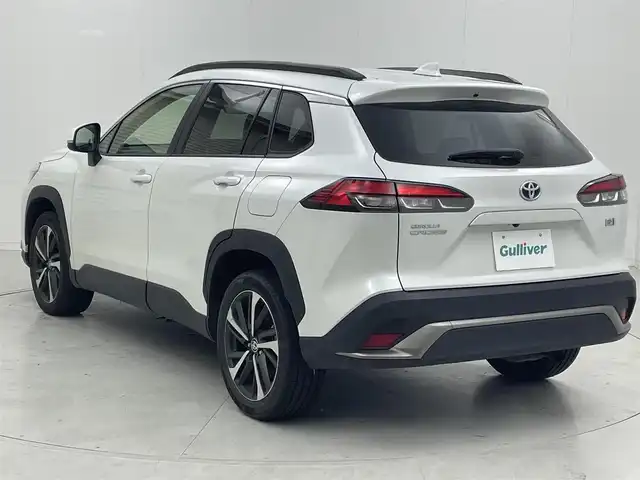 トヨタ カローラ クロス ハイブリッド Z 茨城県 2023(令5)年 3.1万km プラチナホワイトパールマイカ 純正DA/全方位カメラ/衝突被害軽減ブレーキ/車線逸脱抑制装置/レーダークルーズコントロール/オートマチックハイビーム/クリアランスソナー/BSM/ETC/ドラレコ/シートヒーター/純正18インチAW/LEDヘッドライト/スマートキー