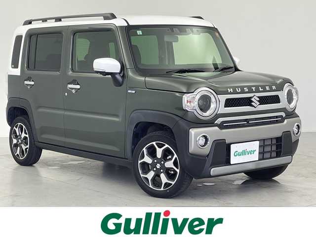 スズキ ハスラー Jスタイル ターボ 愛知県 2021(令3)年 1.4万km クールカーキパールメタリック/ホワイト2トーンルーフ ワンオーナー/純正ナビ/(CD/DVD/Bluetooth/TVフルセグ/USB/スマートフォンリンク)/バック&全方位カメラ/前席シートヒーター/プリクラッシュセーフティ/レーダークルーズコントロール/LKA/前後コーナーセンサー/スマートキー/プッシュスタート/オートライト/LEDライト/ETC/純正フロアマット/ドライブレコーダー/(DRV5185)/ISOFIX/パドルシフト/革巻きステアリング/ステアリングスイッチ/ルーフレール/リアプライバシーガラス/アイドリングストップ/電動格納ウィンカーミラー/純正15インチアルミホイール/W+サイドSRS&ABS/横滑り防止装置/取扱説明書/ディーラー記録簿/(R6．1/R7．2)