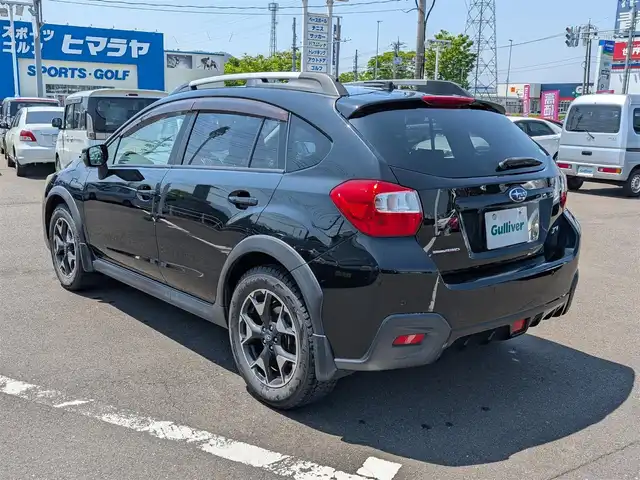 スバル インプレッサ ＸＶ 2．0i－L アイサイト 福井県 2014(平26)年 8.1万km クリスタルブラックシリカ 純正17インチAW/後席用フリップダウンモニター/４WD/前席パワーシート/パドルシフト/キセノンヘッドライト/F・Rフォグ/前後ドライブレコーダー/クルーズコントロール/前後コーナーセンサー/衝突被害軽減システム/純正オプションナビ（CD/DVD/BT/USB/iPod）/フルセグテレビ/ETC/アイドリングストップ/横滑り防止装置/盗難防止装置/純正フロアマット/ダブルエアバッグ/スマートキー