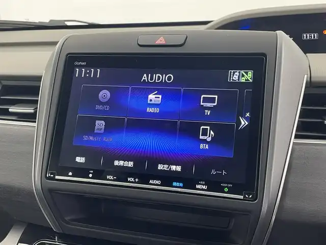 ホンダ フリード ハイブリット EX 埼玉県 2018(平30)年 3.9万km モダンスティールM 純正９インチナビ　バックカメラ　ホンダセンシング　アダプティブクルーズコントロール　ハーフレザーシート　ＥＴＣ　ＬＥＤヘッドランプ　両側パワースライドドア　シートヒーター　プッシュスタート
