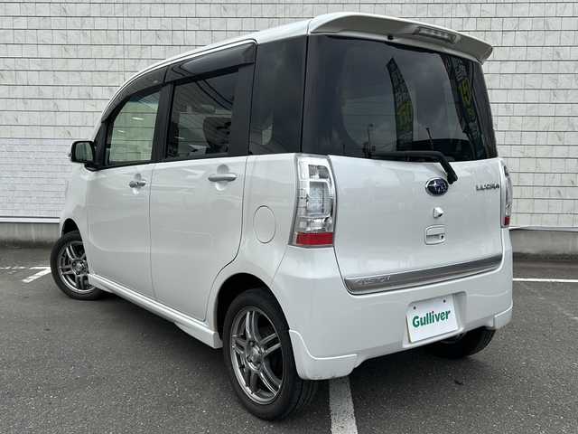 スバル ルクラ カスタム Rリミテッド 鳥取県 2013(平25)年 2.7万km パールホワイトⅢ ・４WD/・社外ナビ/・Bt接続/・フルセグTV/・バックカメラ/・アイドリングストップ/・ドライブレコーダー前方/・スマートキー/・スペアキー有/・アイドリングストップ/・AAC/・オートライト/・ドアバイザー