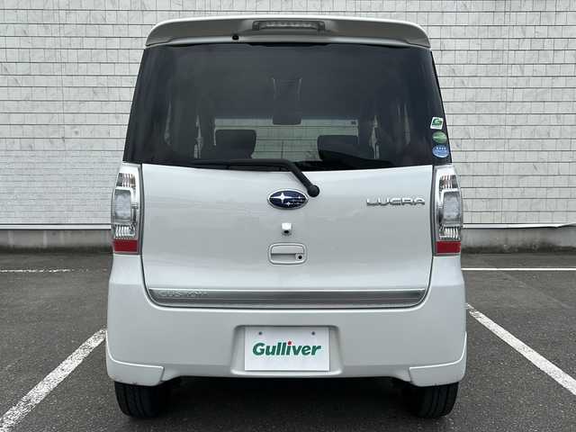 スバル ルクラ カスタム Rリミテッド 鳥取県 2013(平25)年 2.7万km パールホワイトⅢ ・４WD/・社外ナビ/・Bt接続/・フルセグTV/・バックカメラ/・アイドリングストップ/・ドライブレコーダー前方/・スマートキー/・スペアキー有/・アイドリングストップ/・AAC/・オートライト/・ドアバイザー