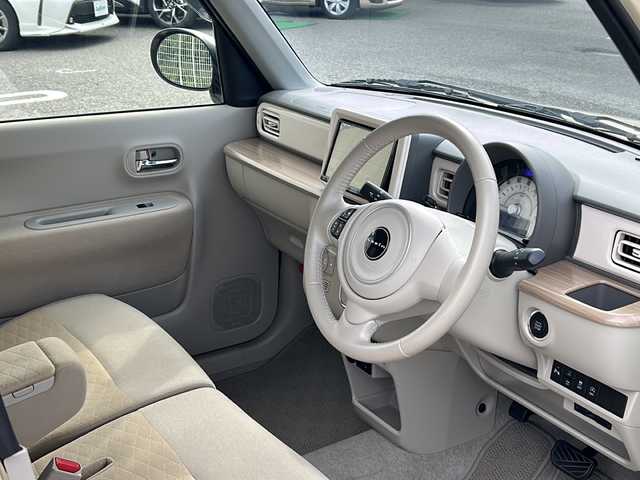 スズキ ラパン X 兵庫県 2020(令2)年 2.2万km シフォンアイボリーメタリック 登録時走行距離21145km/ホワイトルーフ/ホワイトドアミラー/セーフティサポート/デュアルセンサーブレーキサポート/ワンオーナー/純正8型ナビ/CD/DVD/フルセグTV/Bluetooth/Blu-ray/HDMI入出力/全方位カメラ/ナビ連動ドライブレコーダー/運転席シートヒーター/HIDヘッドランプ/ビルトインETC/スマートキー/エンジンプッシュスタート/純正14インチAW/純正フロアマット/ドアバイザー/保証書/取説/スペアキー