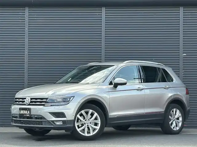 フォルクスワーゲン ティグアン TDI 4モーション ハイライン 茨城県 2019(令1)年 2.3万km タングステンシルバーメタリック オ-ルインSFT /360度カメラ/ACC /HUD /ナビ /フルセグTV /CarPlay/BT/USB/DVD /シートヒーター /LKA /BSM /パワーテールゲート /LEDヘッドライト /ETC2.0 /前後ドラレコ /純正18インチAW /ルーフレール /禁煙車