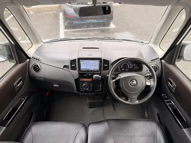 日産 ルークス ハイウェイスター ターボ LTD 東京都 2011(平23)年 7万km スノーパールホワイト 禁煙/社外ナビ【AVN558HD】/（DVD/ワンセグ）/バックカメラ/ターボ/両側パワースライドドア/フロアマット/ETC/取扱説明書/保証書