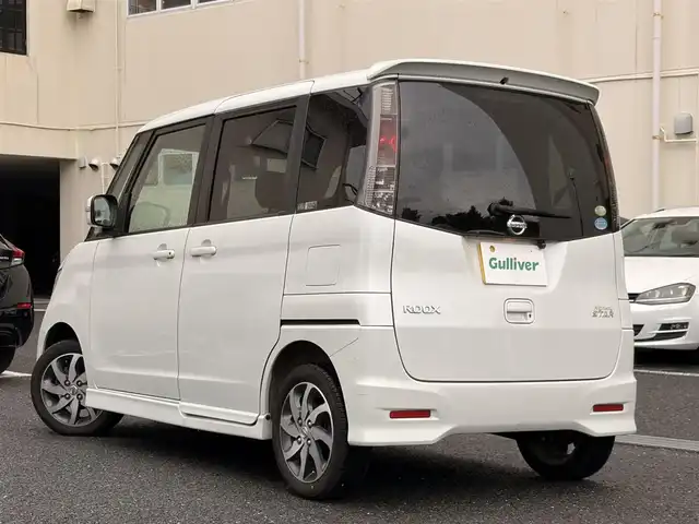 日産 ルークス ハイウェイスター ターボ LTD 東京都 2011(平23)年 7万km スノーパールホワイト 禁煙/社外ナビ【AVN558HD】/（DVD/ワンセグ）/バックカメラ/ターボ/両側パワースライドドア/フロアマット/ETC/取扱説明書/保証書